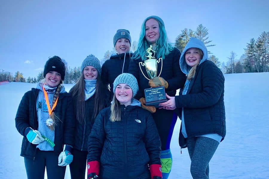 High School Girls Ski Team.
