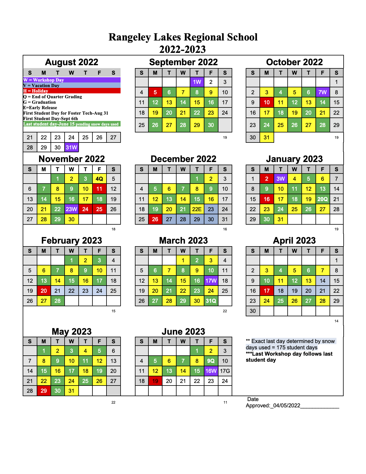green-gold-calendar-rangeley-lakes-regional-school